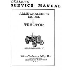 Allis-Chalmers U - UC Workshop Manual